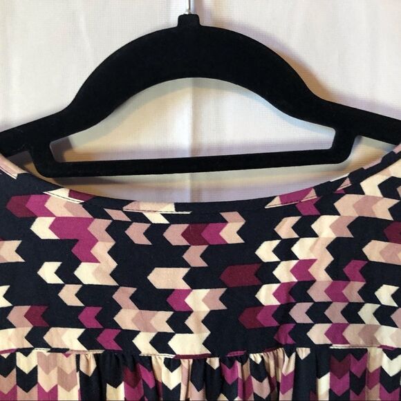 Ann Taylor Factory Graphic Dress With Belt - Picture 9 of 14